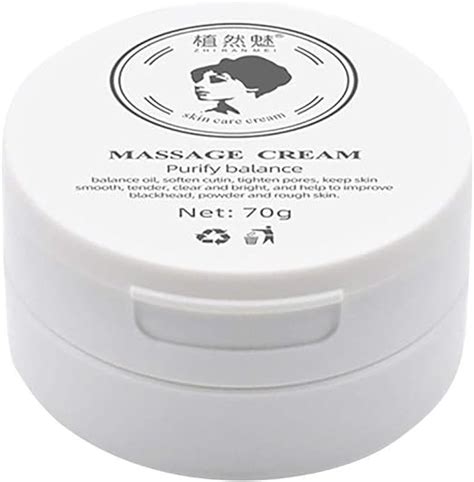 Bamboo Charcoal Facial Massage Cream For Face 70g Professional Natural Facial