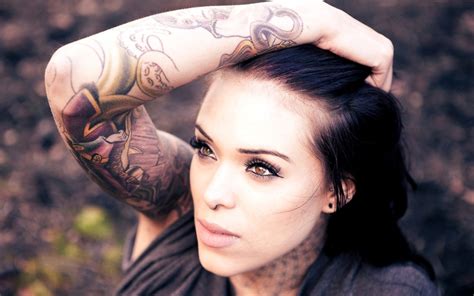 🔥 Download Tattoos Women Wallpaper Models Brown Eyes By Hcarson