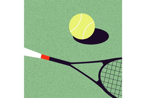 Personal Illustration Tennis Behance