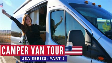 Camper Van Tour And Road Trip First Vanlife Experience Usa Brits In