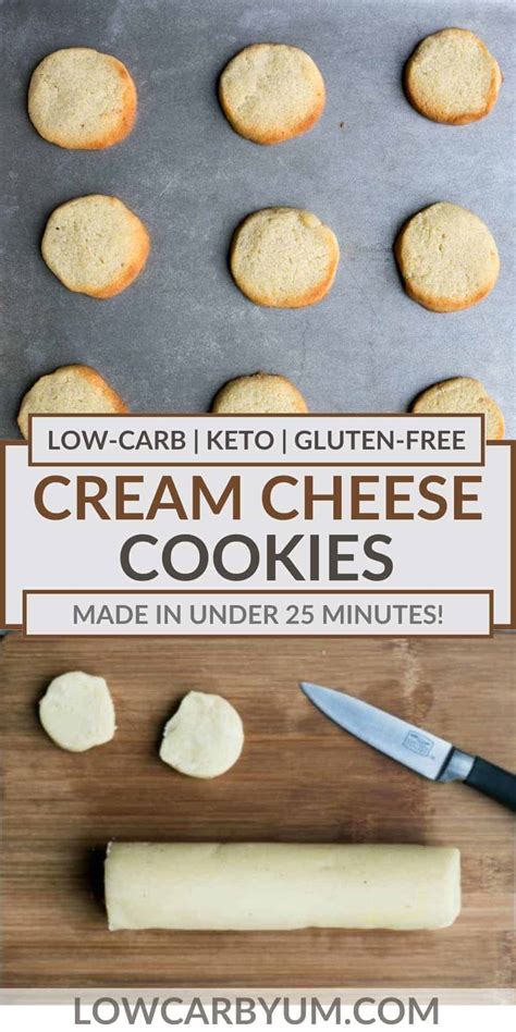 Easy Keto Cream Cheese Cookies Low Carb Yum