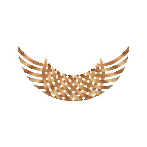 Metal Wings Png Image Metal Woven Wing Decoration Vector Element