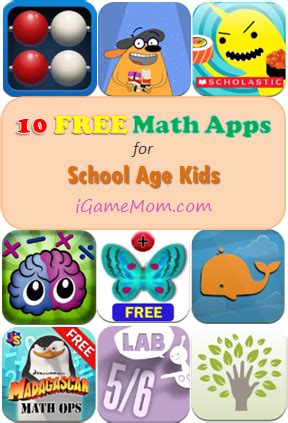 Math games offers online games and printable worksheets to make learning math fun. 10 Free Math Apps for Elementary School Kids