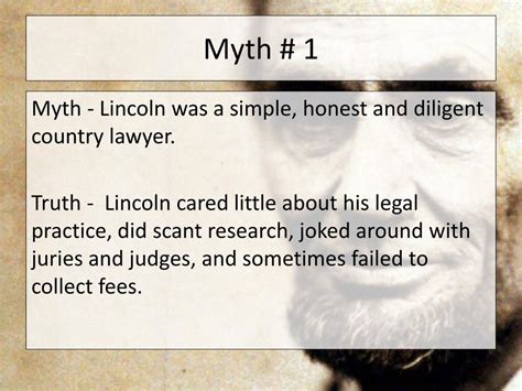 Ppt The Myth Of Abraham Lincoln Powerpoint Presentation Free