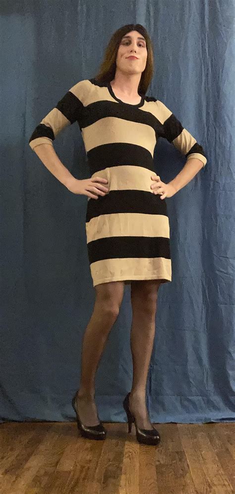 in love with this kalvin klein dress i thrifted r crossdressing