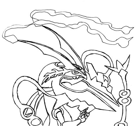 Legendary rayquaza pokemon coloring pages. Rayquaza coloring pages download and print for free