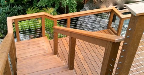 This system is the first of its kind. wood framed cable railing systems - Modern - Deck - San ...