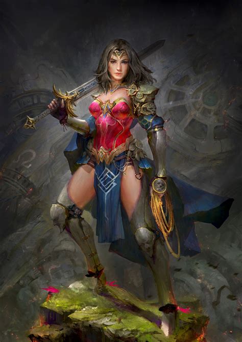 Artstation Diana Of Themyscira Daniel Kamarudin Batma Vrogue Co