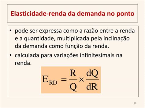 Elasticidade Renda Da Demanda