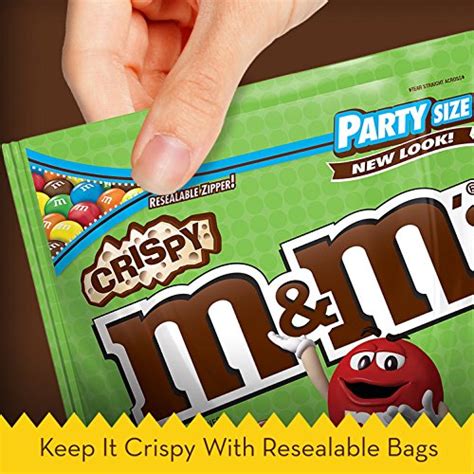 Mandms Crispy Chocolate Candy Party Size 30 Ounce Bag Pricepulse