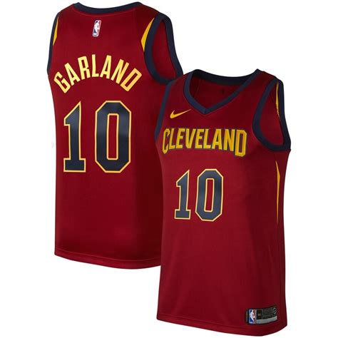 Cleveland Cavaliers Darius Garland Nike Wine Swingman Jersey Icon Edition Maillot Basket Nba