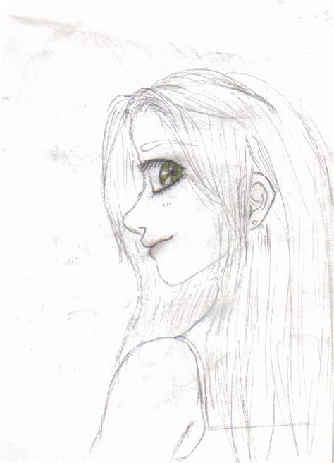 Anime Girl Looking Back By Blondeiq126 On Deviantart