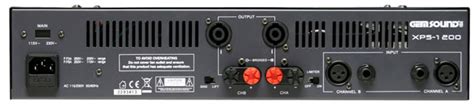 Gemsound Xps 1200 Dj Amplifiers Dj Mixers Dj Equipments Chicago