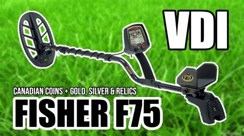 Fisher F75 Metal Detector Target Id Numbers Canadian Edition Youtube
