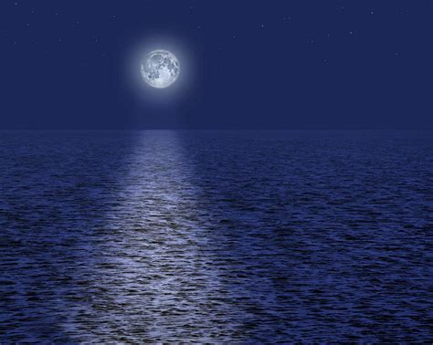 Full Moon Over The Ocean Photograph By Douglas Pulsipher Fine Art America
