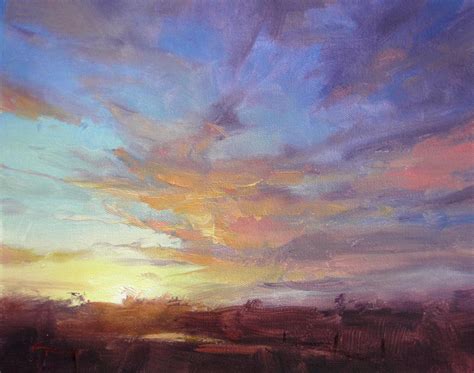 Evening Sky Painting At Explore Collection Of