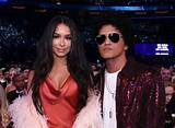 January 30, 2017 by hola! Bruno Mars and girlfriend Jessica Caban at 60th Annual ...
