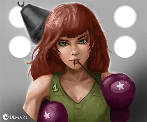 Female Boxer By Demaridraws On Deviantart