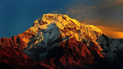 5760x1080px Free Download Hd Wallpaper Nepal Mountain Annapurna