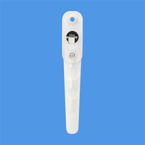 Low Profile Window Handles For Use On Windows With Blinds