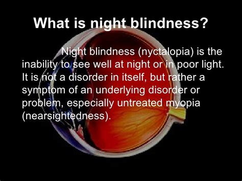 Night Blindness