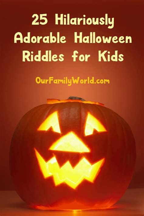25 Hilariously Adorable Halloween Riddles For Kids With Images