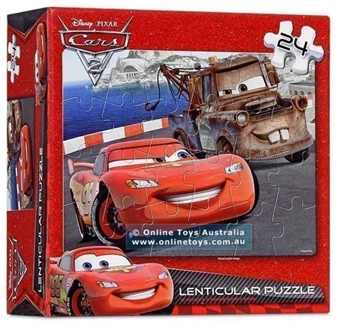 Disney Pixar Cars 2 24 Piece Lenticular Jigsaw Puzzle 2 Online Toys