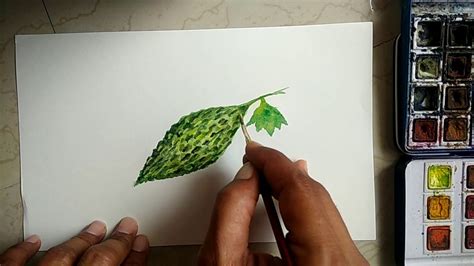 Drawing a rabbit or bunny is fun and nice to draw and not only around easter ^^. How to draw bitter gourd for beginners | कारल्याचे चित्र ...