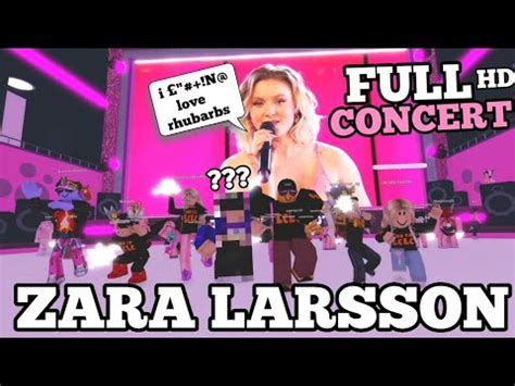 I WENT To The ZARA LARSSON CONCERT With ANOTHER YouTuber SHE SWORE