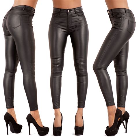 Ladies In Leather Leggings