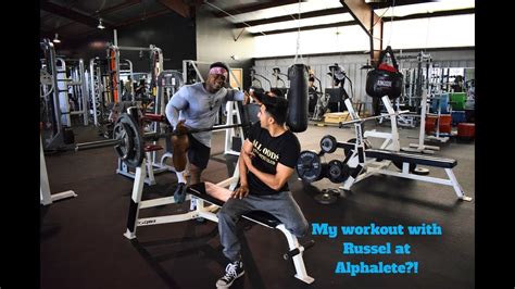 My 1st Time At The Alphalete Gym Youtube