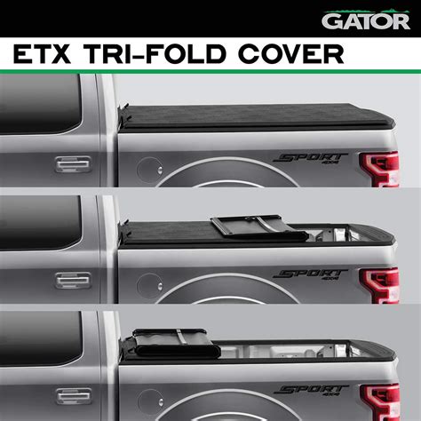 Gator Etx Soft Tri Fold Truck Bed Tonneau Cover 59115 Fits 2019