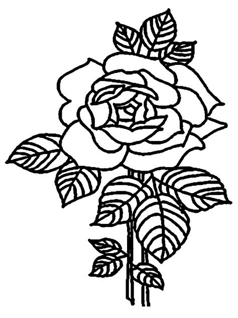 It helps to develop motor skills, imagination and patience. Valentine Rose Coloring Pages - GetColoringPages.com