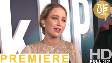 Jennifer Lawrence Dont Look Up Interview At Premiere Youtube