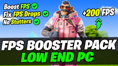 Fortnite Fps Booster Pack For Low End Pc Load Fps