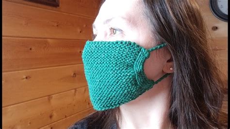 We admire the designers who have shown their. Knitted Face Mask (video tutorial) in 2020 | Video ...