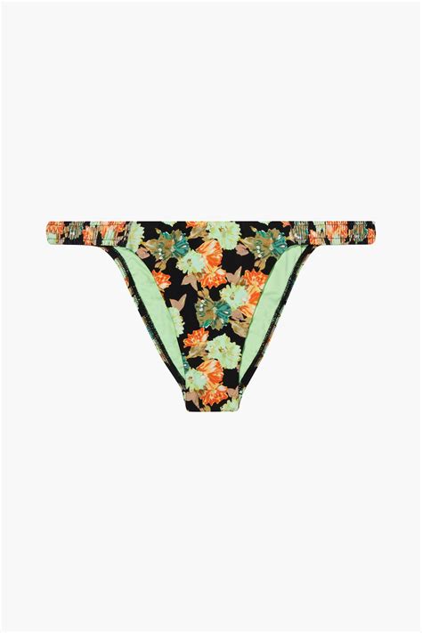 Vix Paula Hermanny Beatrice Riviera Floral Print Low Rise Bikini Briefs