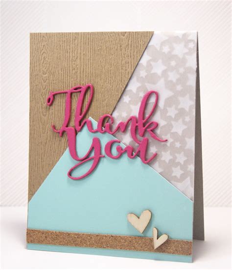 My Paper Journey Modern Thank You Card