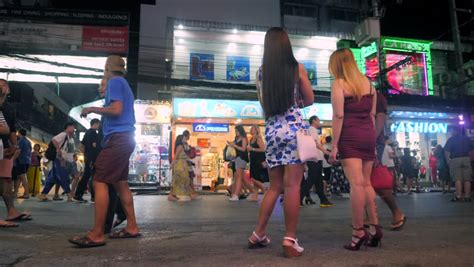Timelapse Patong Beach Neon Sign Bangla Road Famous Sex Tourism Street In Phuket 4k 18 Dec