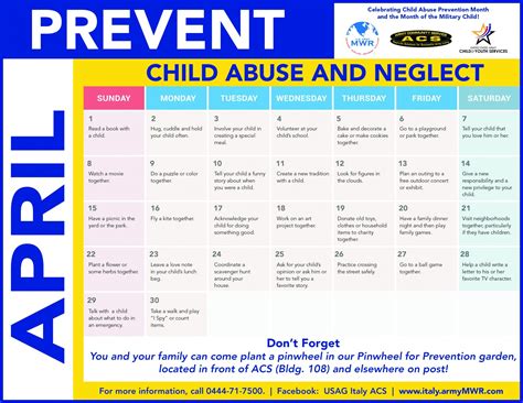 Focus On Healthy Activities During Child Abuse Prevention Month