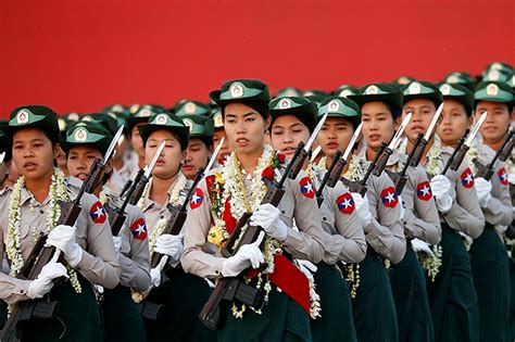 Myanmar Armed Forces Day Parade 2017 Strategic Bureau Of Information