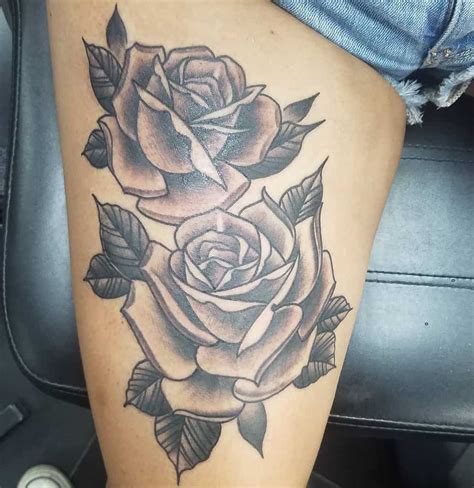 top 81 best black and gray rose tattoo ideas [2021 inspiration guide]