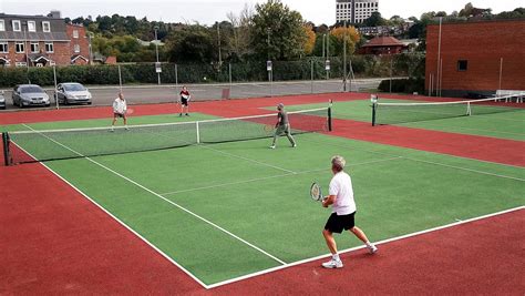 Our indoor tennis club features premier court surfacing to help young players joints. courts2