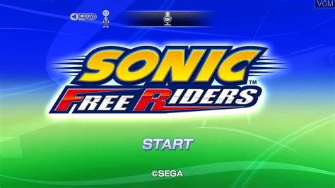 Sonic Free Riders For Microsoft Xbox 360 The Video Games Museum
