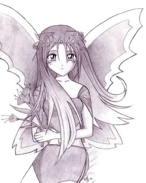Anime Fairy Drawing At Getdrawings Free Download