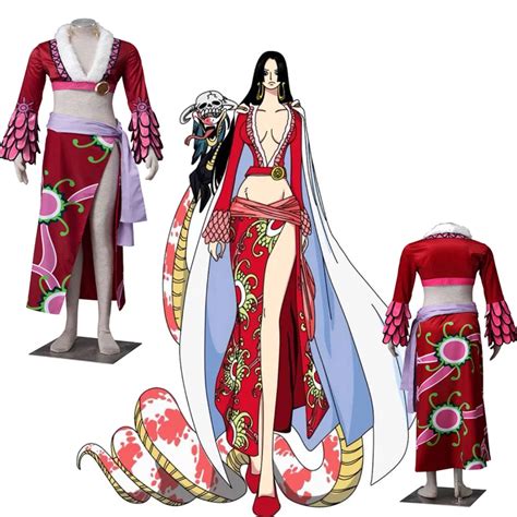 Anime One Piece Boa Hancock Gorgeous Sexy Dress Party Cosplay Costume Custom Size In Anime