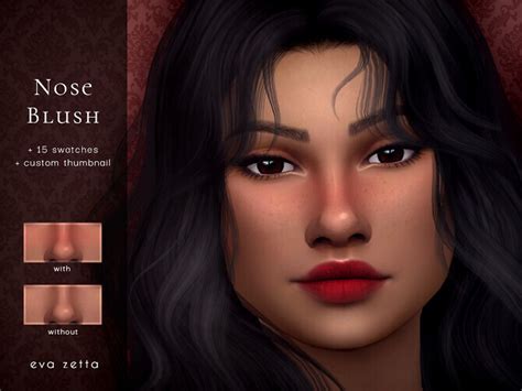 Nose Blush By Eva Zetta At Tsr Sims 4 Updates