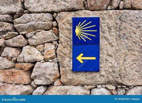 Symbol Of The Camino De Santiago That We Find Marking The Route In