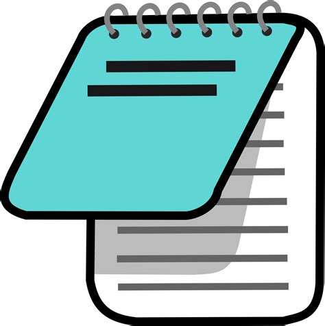 Open Notepad Icon Clipart Full Size Clipart 414038 Pinclipart