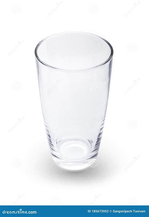 Empty Glass Isolated On White Background Stock Photo Image Of Bottle